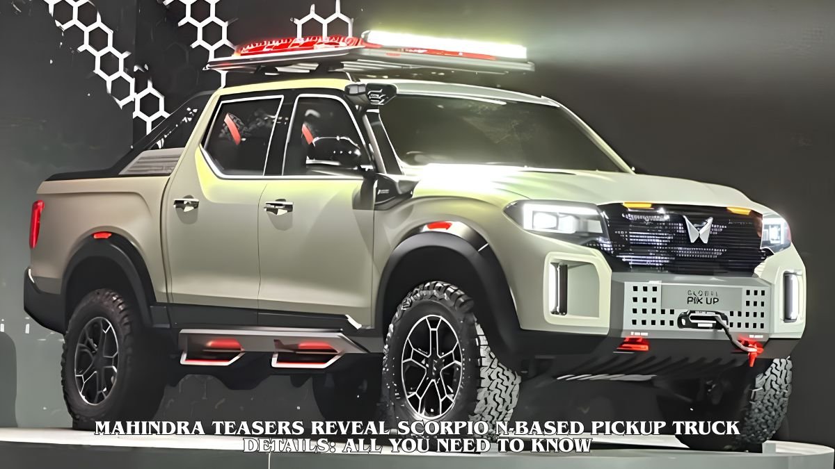 Mahindra teasers reveal Scorpio N-based pickup truck details