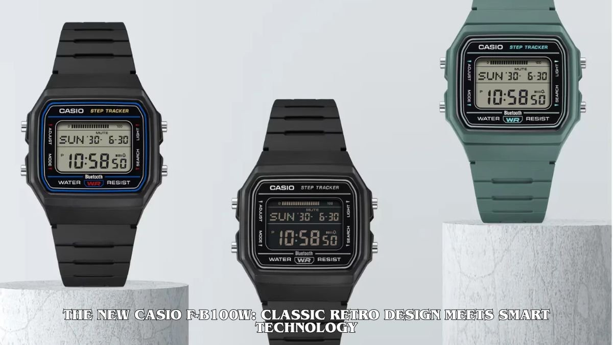 New Casio F-B100W brings smart technology to classic design