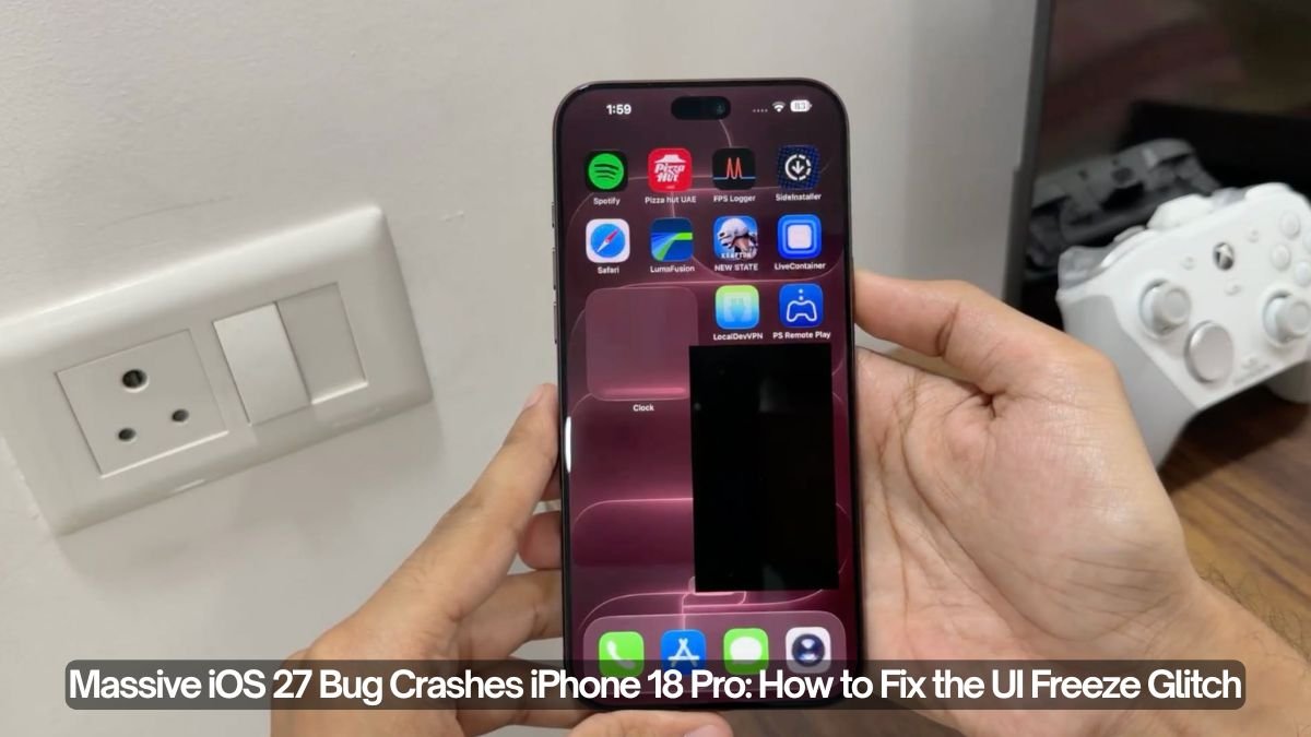 Massive iOS 27 Bug Crashes iPhone 18 Pro: How to Fix the UI Freeze Glitch