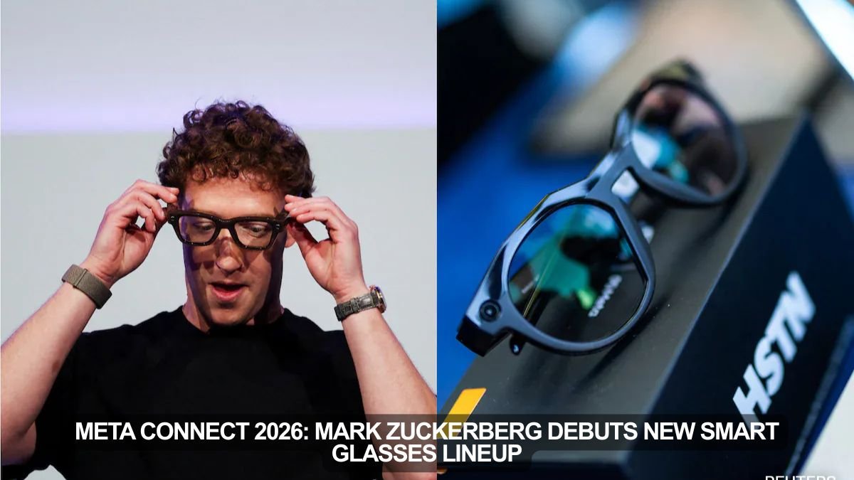 Meta Connect 2026: Mark Zuckerberg Debuts New Smart Glasses Lineup
